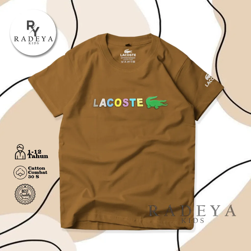 RADEYA KIDS Baju Kaos Distro Anak Laki Laki/Anak Perempuan Umur 1-12 Tahun Bahan Cotton combet30s / Kaos anak / baju kaos anak perempuan/ kaos anak 13