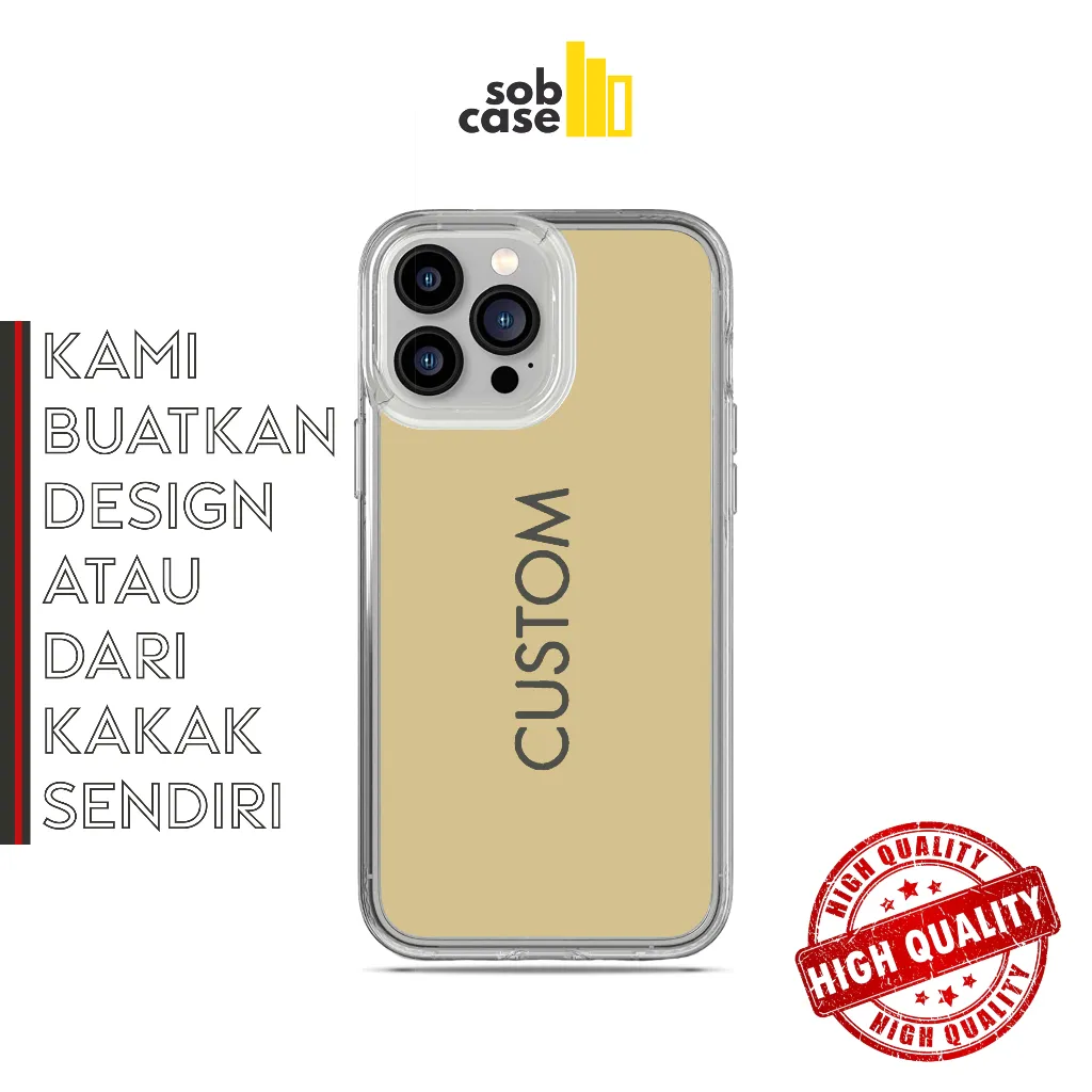 Premium Custom Case Free Design - (Tersedia Untuk Semua Tipe HP)