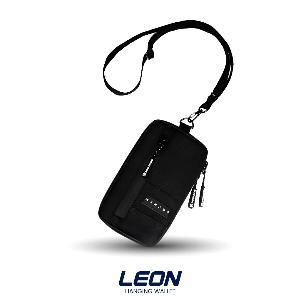 Mr Mads - Leon Hanging Wallet - Tas Selempang Pria Tas Hp Dompet Waterproof - Tas Slingbag Kecil