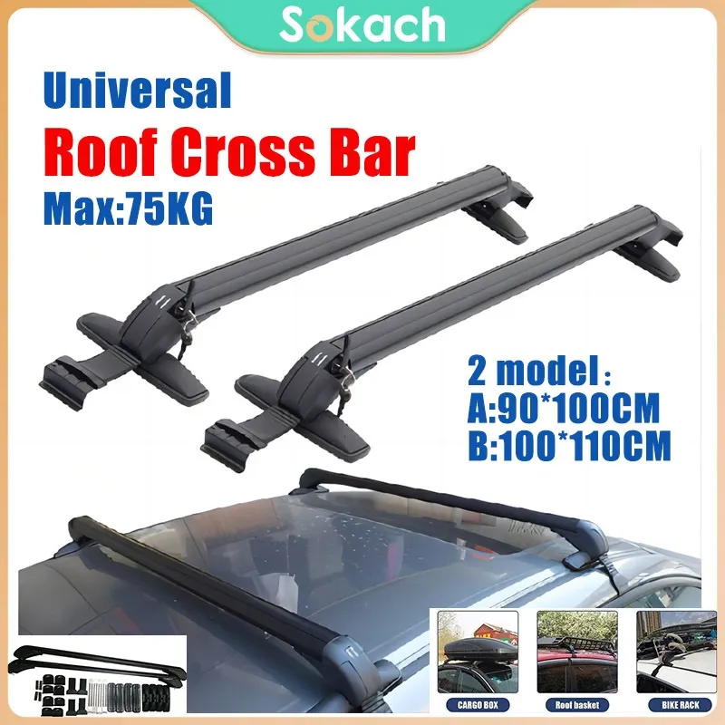 Cross Bar Kaki Rack Mobil Platinum Universal Jepit Body Jepit Roff Fill 100CM Agya Ayla Calya Sigra Avanza Xenia Apv Crossbar Roof Rack Bar Bagasi Atas Mobil HSL