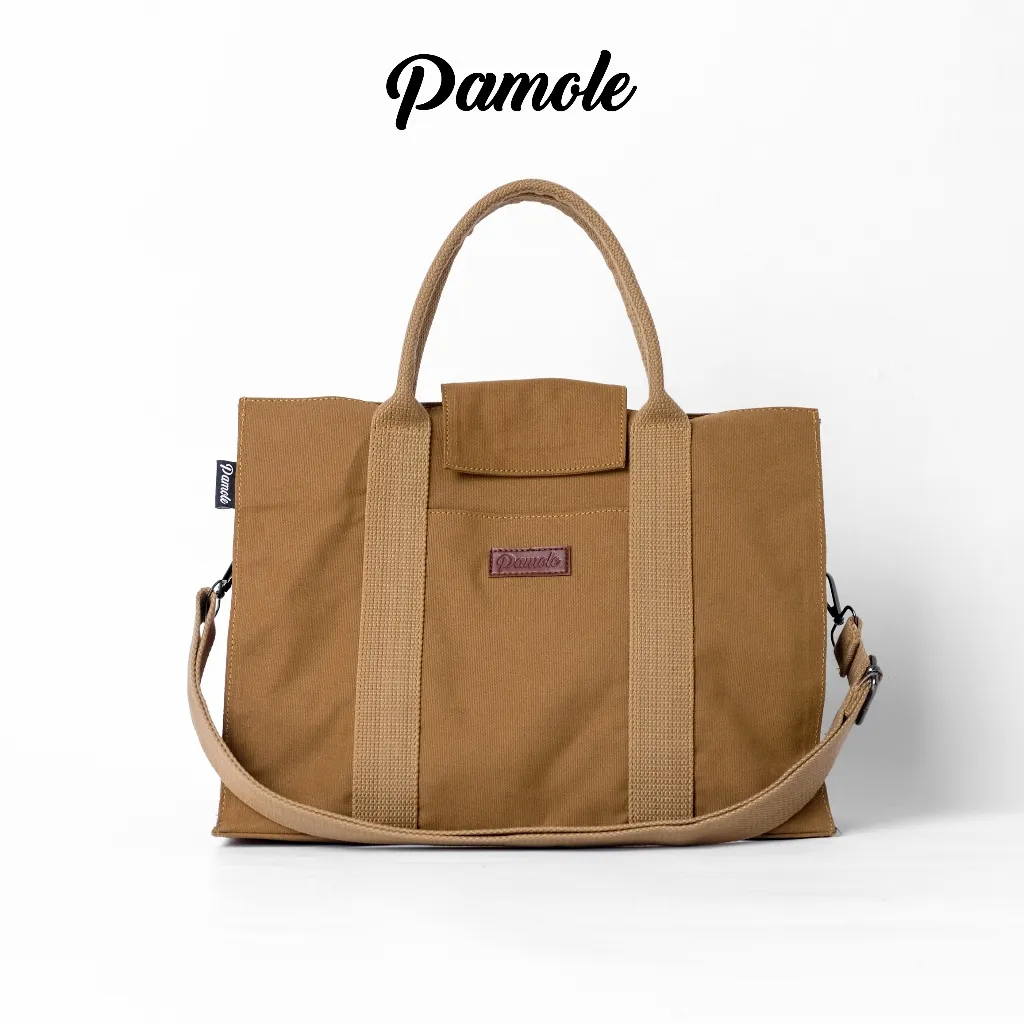 Pamole - Tas Selempang Wanita Tas Wanita Bahan Kanvas Premium - Talia Series