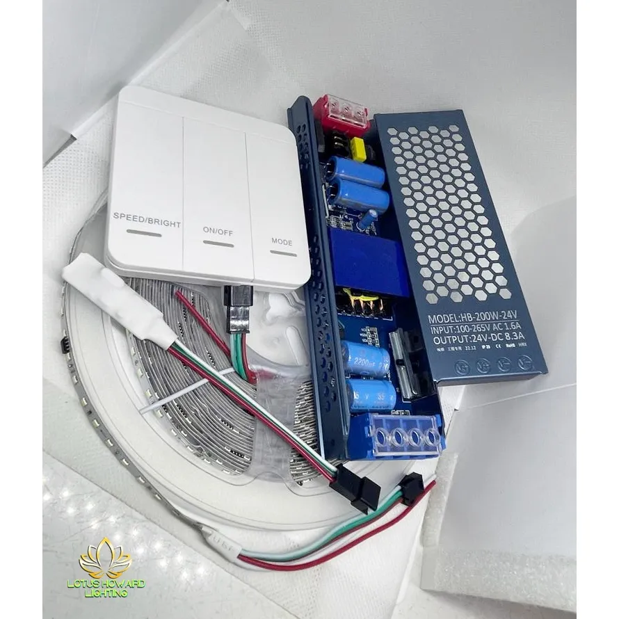 SMART FLOWING/ RUNNING LED STRIP PAKET 10M LED STRIP WATER RUNNING  LED SMD 3528 IP22 INDOOR