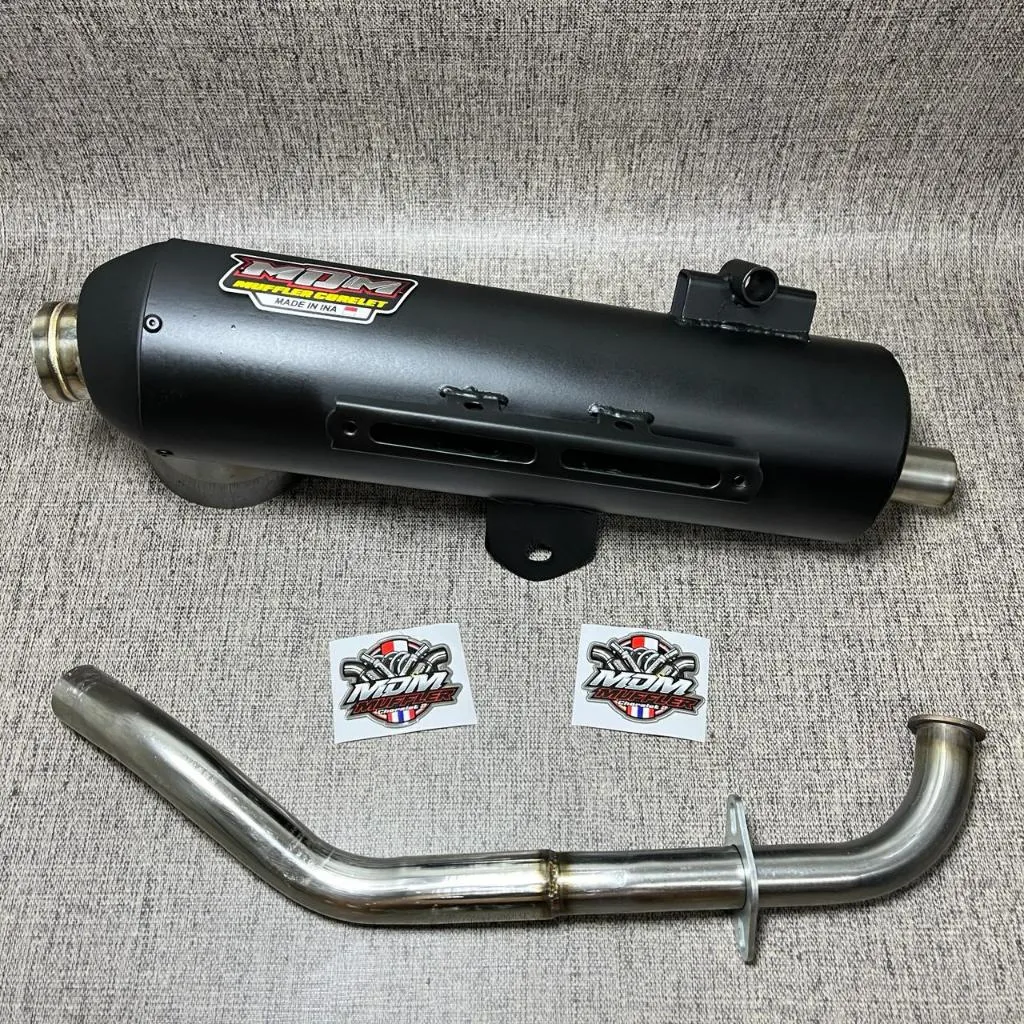 MDM RACING MUFFLER Kenalpot Standard Racing Aerox New / Nmax New / Aerox Old / Nmax Old Moncong SJ Ring Ala Shijiro+DB KILLER