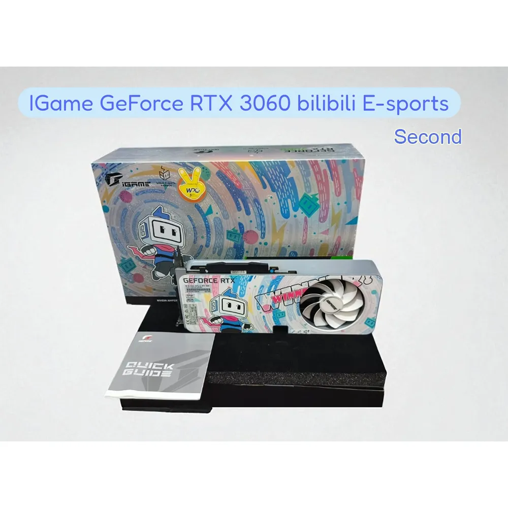 VGA RTX / GPU RTX 3060 WPG iGame Ultra White - 12GB - GDDR6 eForce bilibili E-sports