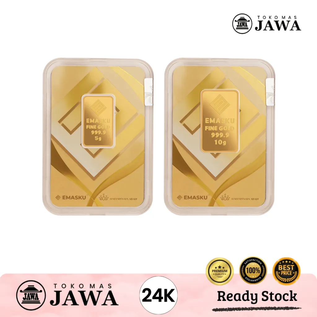 LM Emasku Hartadinata 5-10gr Kadar 24 Karat Toko Mas Jawa