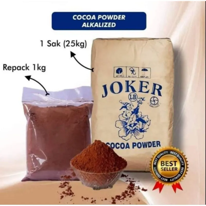 cocoa powder | Bubuk cokelat alkalized (tanpa gula) | khusus baking & bakery