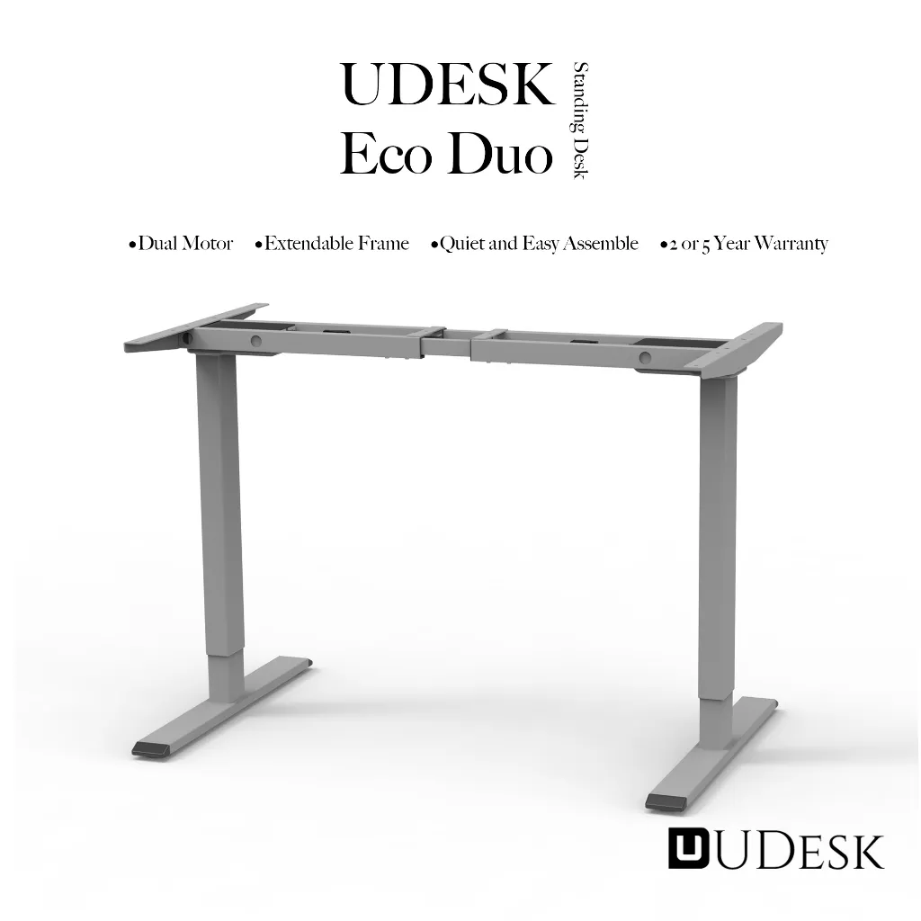 UDESK Eco Series Standing Desk Frame Gaming and Working -Value Edition