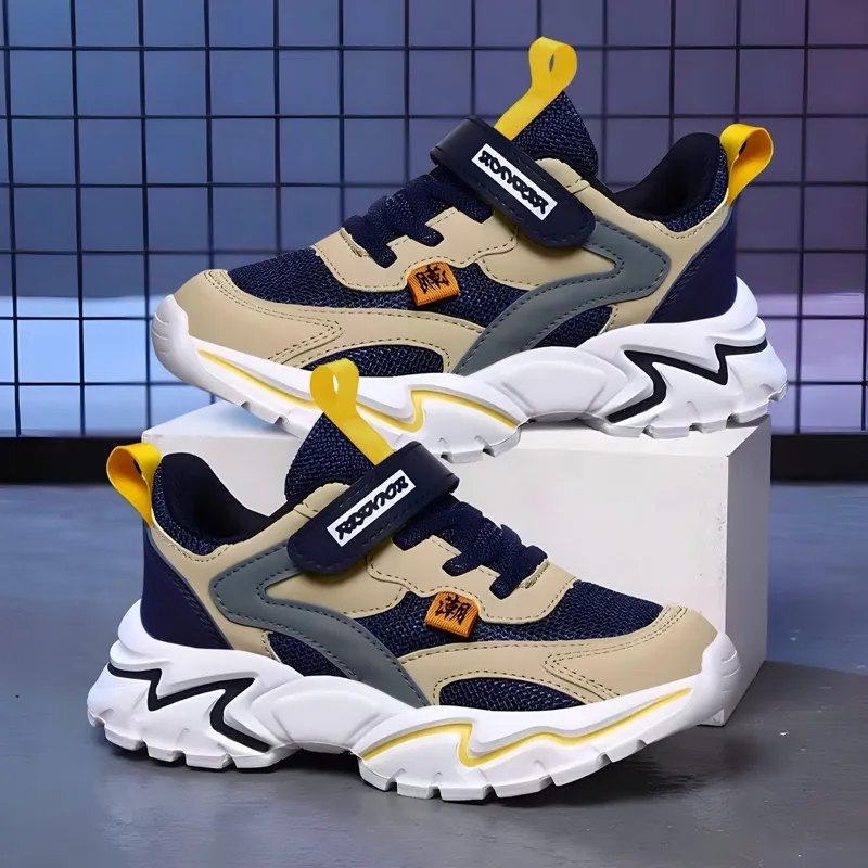 Zonalo kids wear Sepatu SNEAKERS anak laki-laki RUNNING KOREA V02
