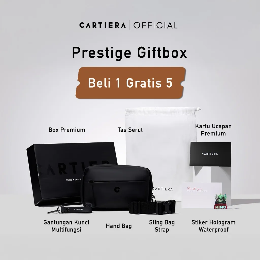 Cartiera Prestige Gift Box Kado Pria Hadiah Untuk Cowok Ulang Tahun Anniversary Unik Premium