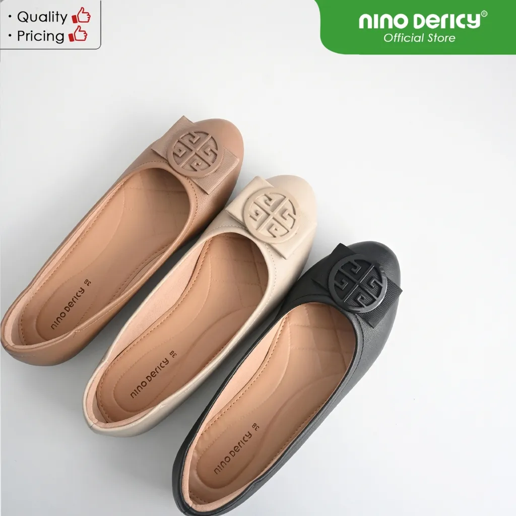 NINO DERICY Luna Flat Shoes Wanita / Sepatu Flat Wanita (NCP-H 107)