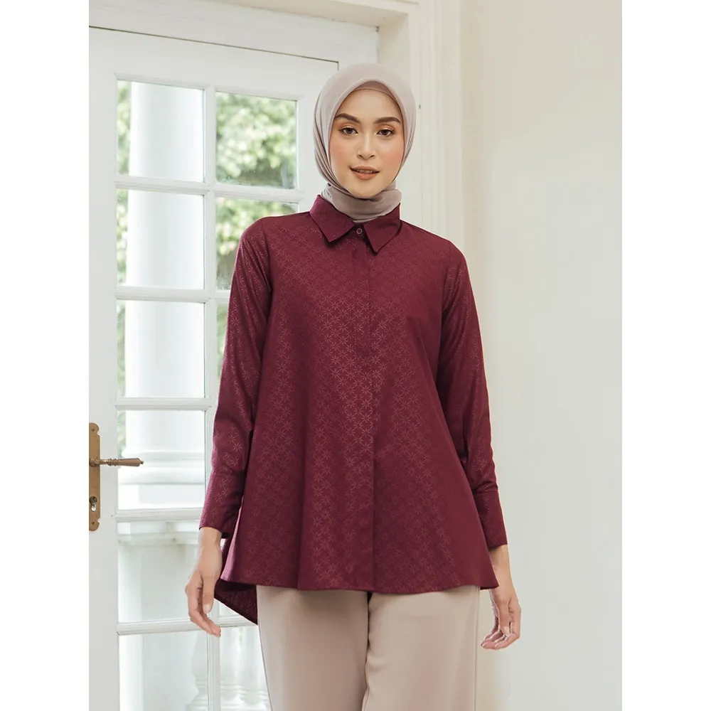 Geulis.id ARIANA TOP ATASAN WANITA / BLOUSE KERJA WANITA / KEMEJA KANTOR WANITA