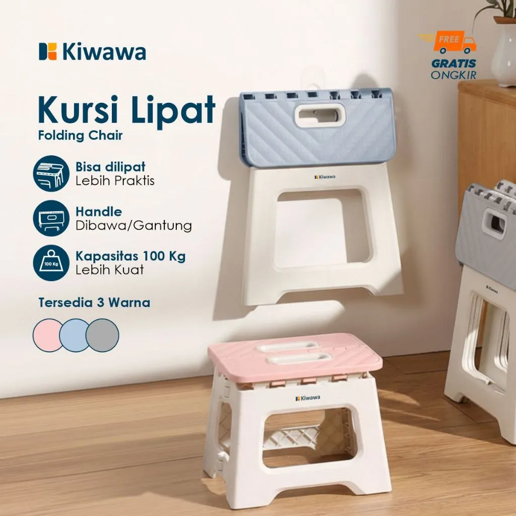 Kiwawa Kursi Lipat Pendek / Bangku Jongkok / Stool Anak - TORAO FC 30