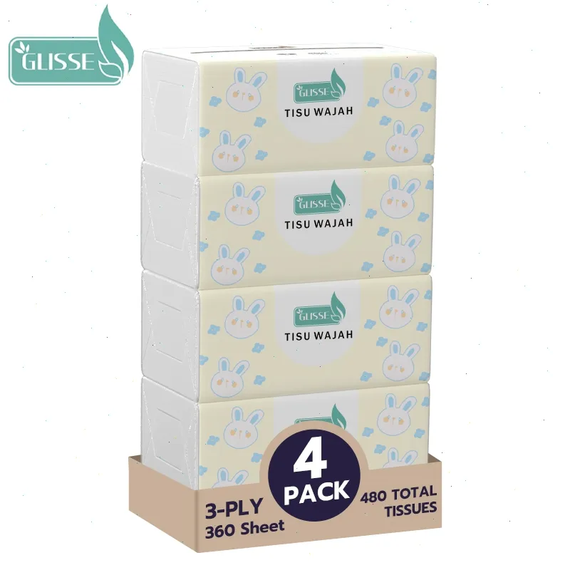 Glisse Tissue Paper Towels Tissue See-U 360 Sheet Halus Dan Lembut