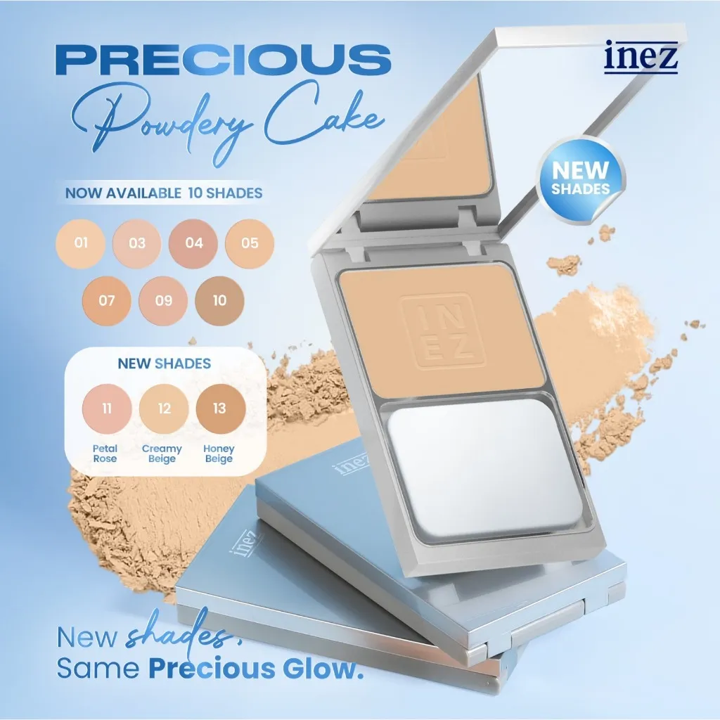Inez Cosmetics Precious Powdery Cake/ PPC / Two Way Cake / Pressed Powder / Bedak Padat