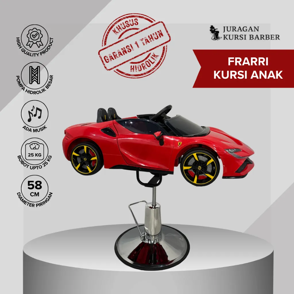 Kursi Barbershop Anak / Kursi Pangkas Anak / Kursi Salon Anak