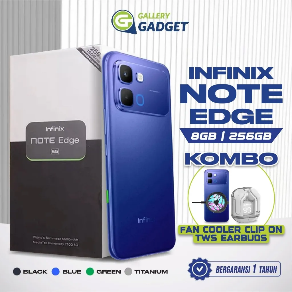 Infinix Note Edge 8/256 GB 8GB 256GB Smartphone Garansi Resmi