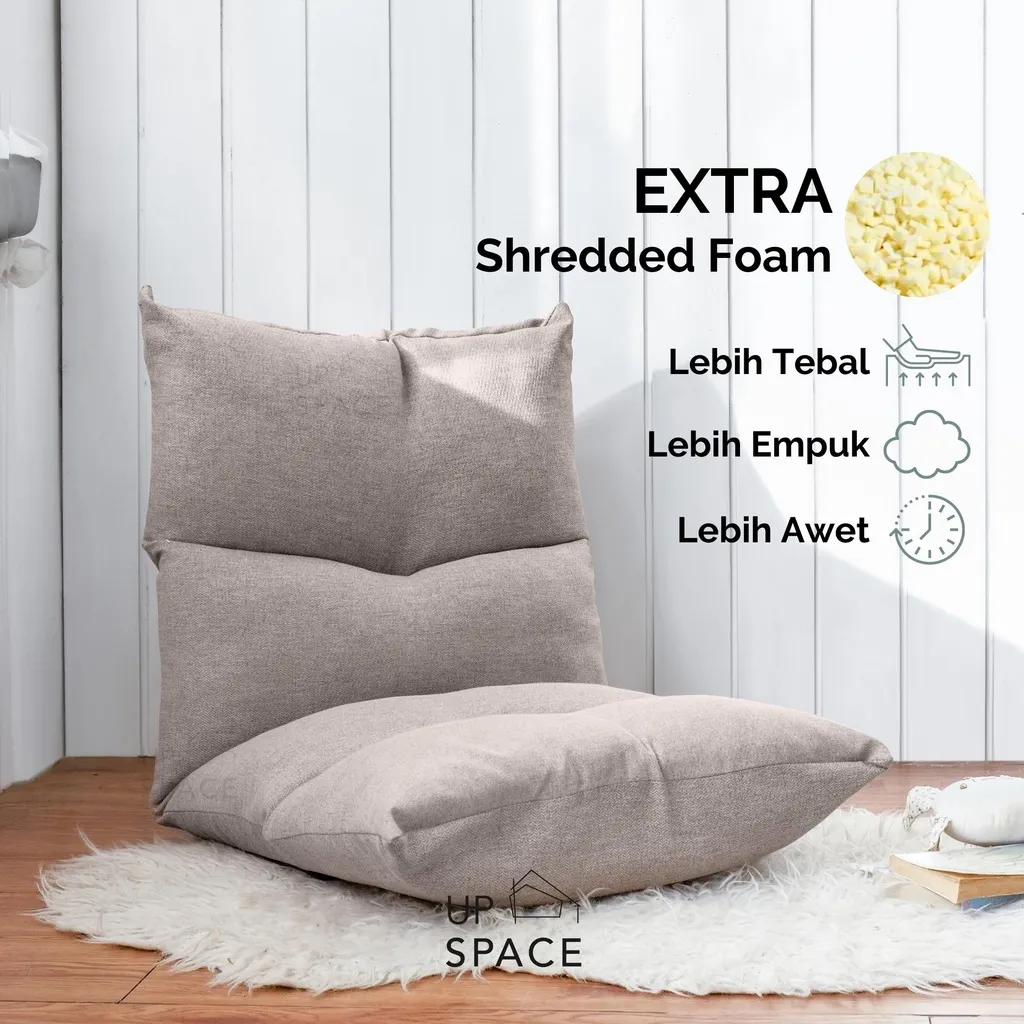 UP SPACE Kira Lazy Chair / Kursi Lesehan Lantai / Kursi Malas / Kursi Lipat Anak / Kursi Reclining