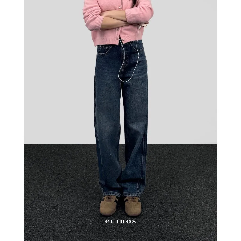 ECINOS - DENIM Straight Jeans | Celana Wanita | Celana Jeans Wanita