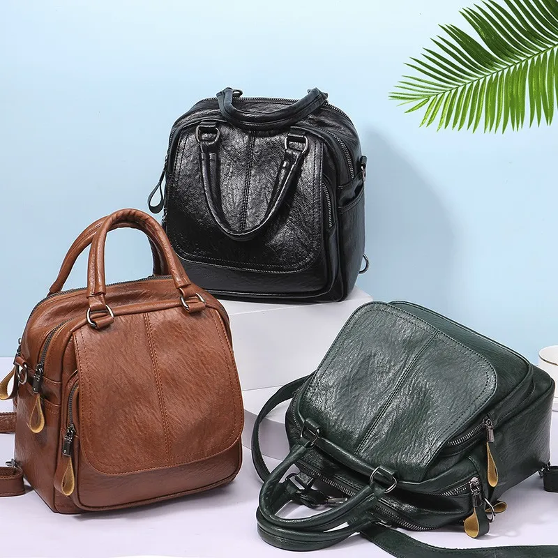 Multifungsi Selempan Backpack Tas wanita ransel bisaTote tangan tas bahu impor shoulder bag 272
