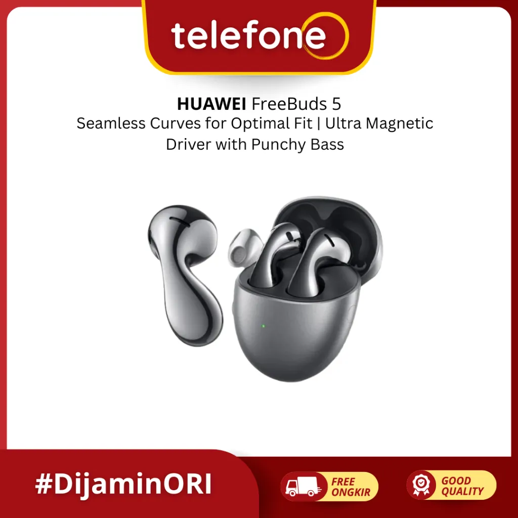 HUAWEI Freebuds 5 TWS Punchy Bass | Noise Cancellation | Garansi Resmi