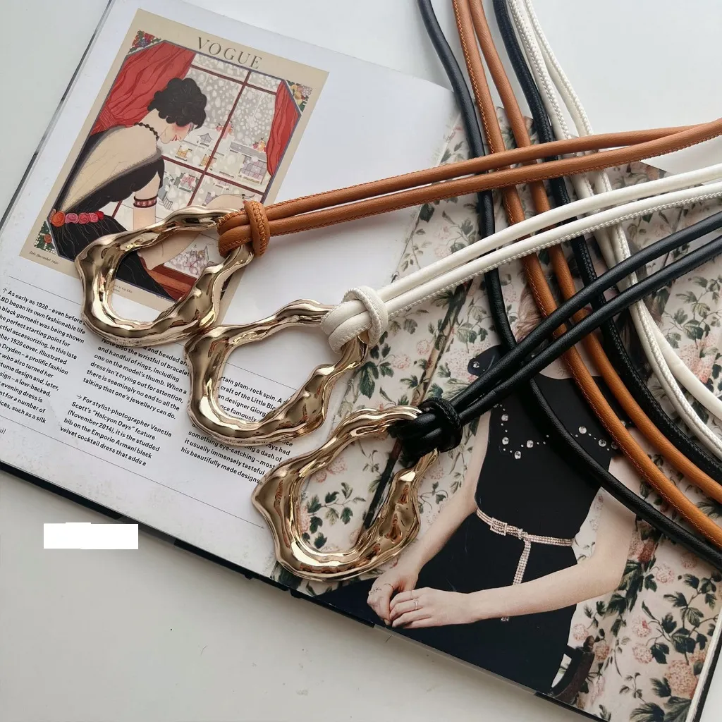 VENDI - Belt Wanita Ikat Pinggang Fashion Waist Lilit Kulit Ikat Sabuk Braid "DON"