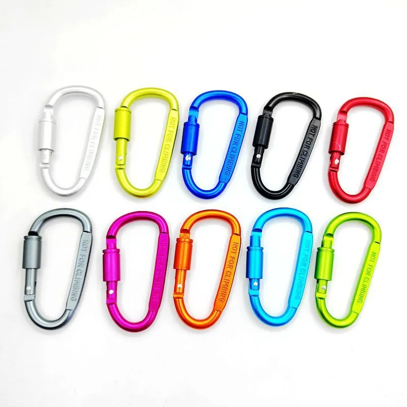 Karabiner 8D Carabiner Gantungan Drat Aluminium