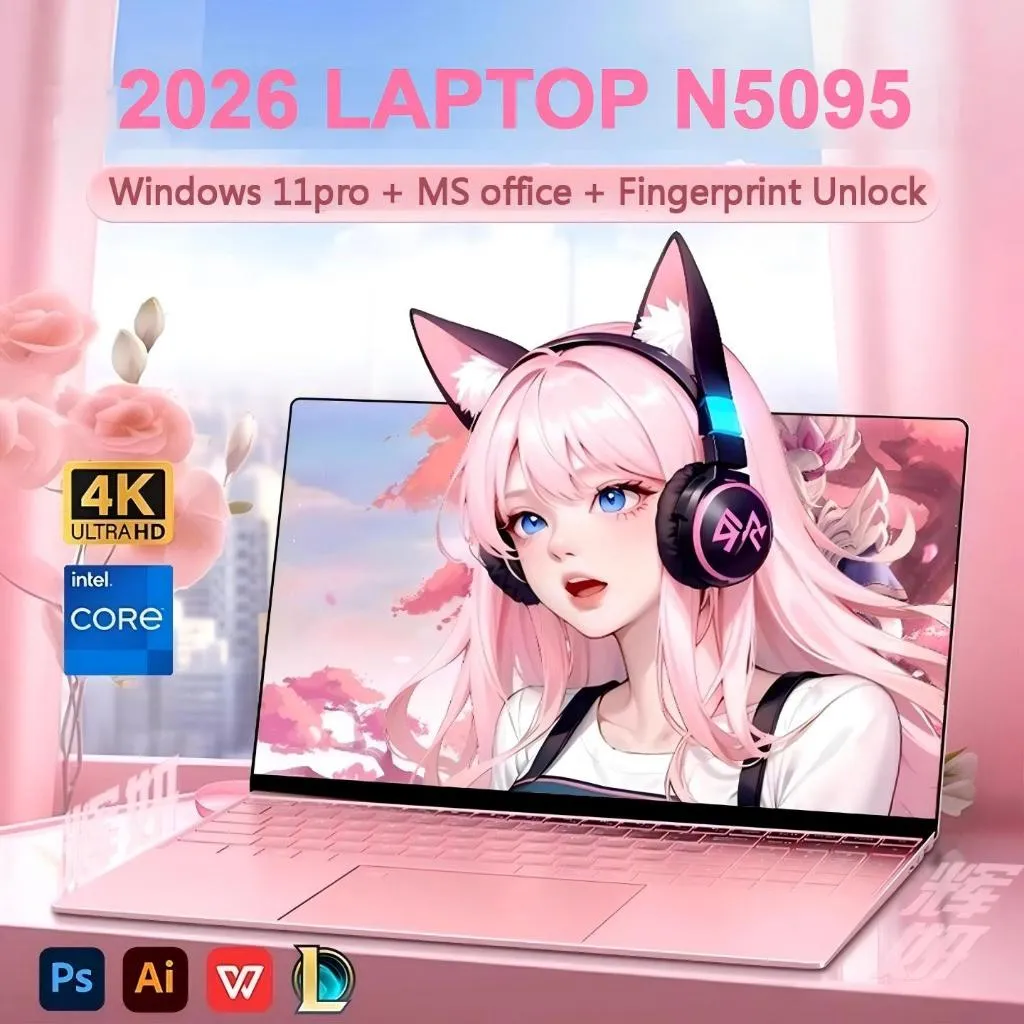 [100% Baru] UNIG Laptop Baru 15.6‘’ inch Intel Core i7 N5095 RAM 16GB+512GB SSD Intel IPS Windows 11+ office 2021