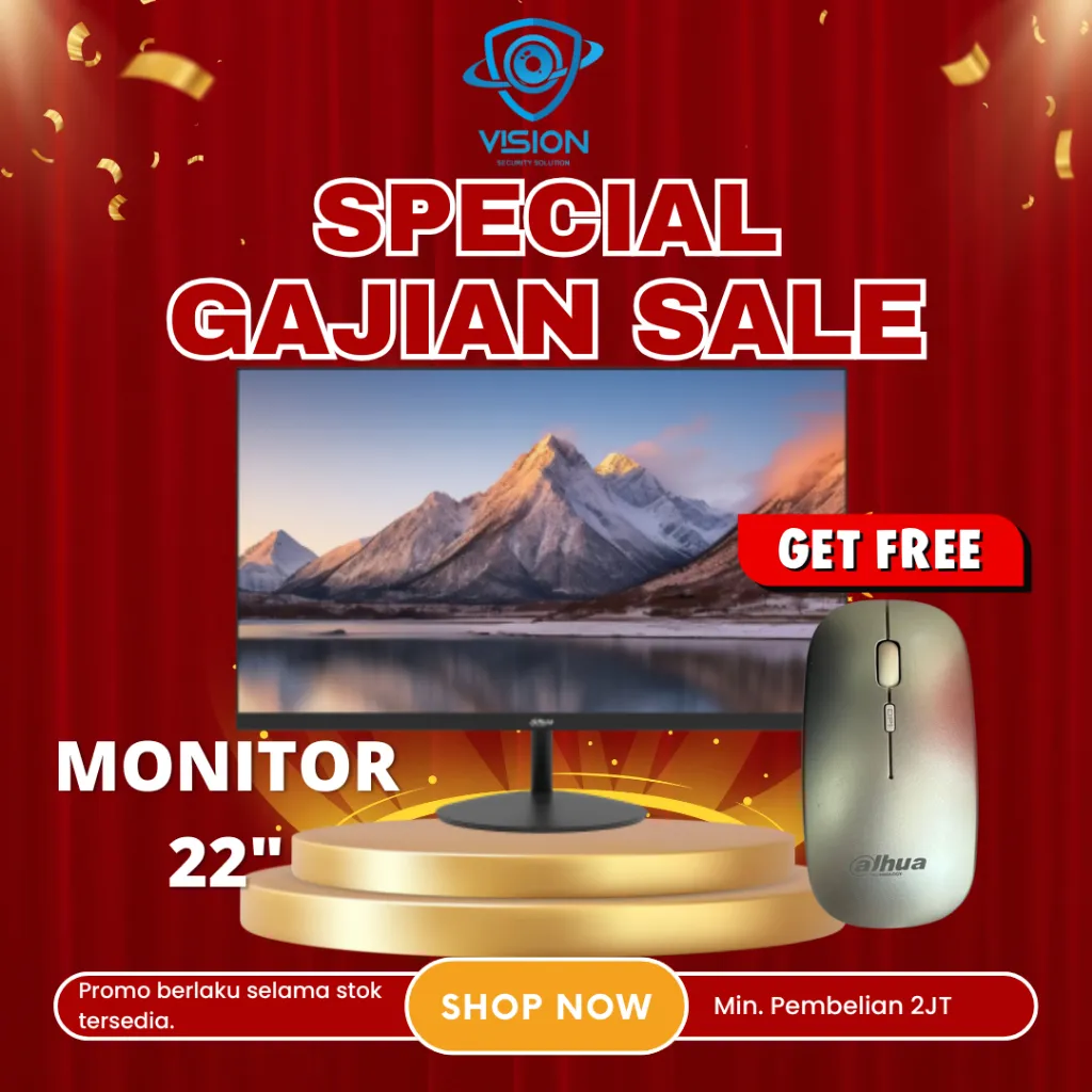 Dahua LM22-A200Y Monitor LED 22 inch FHD VA 100Hz Speaker HDMI VGA