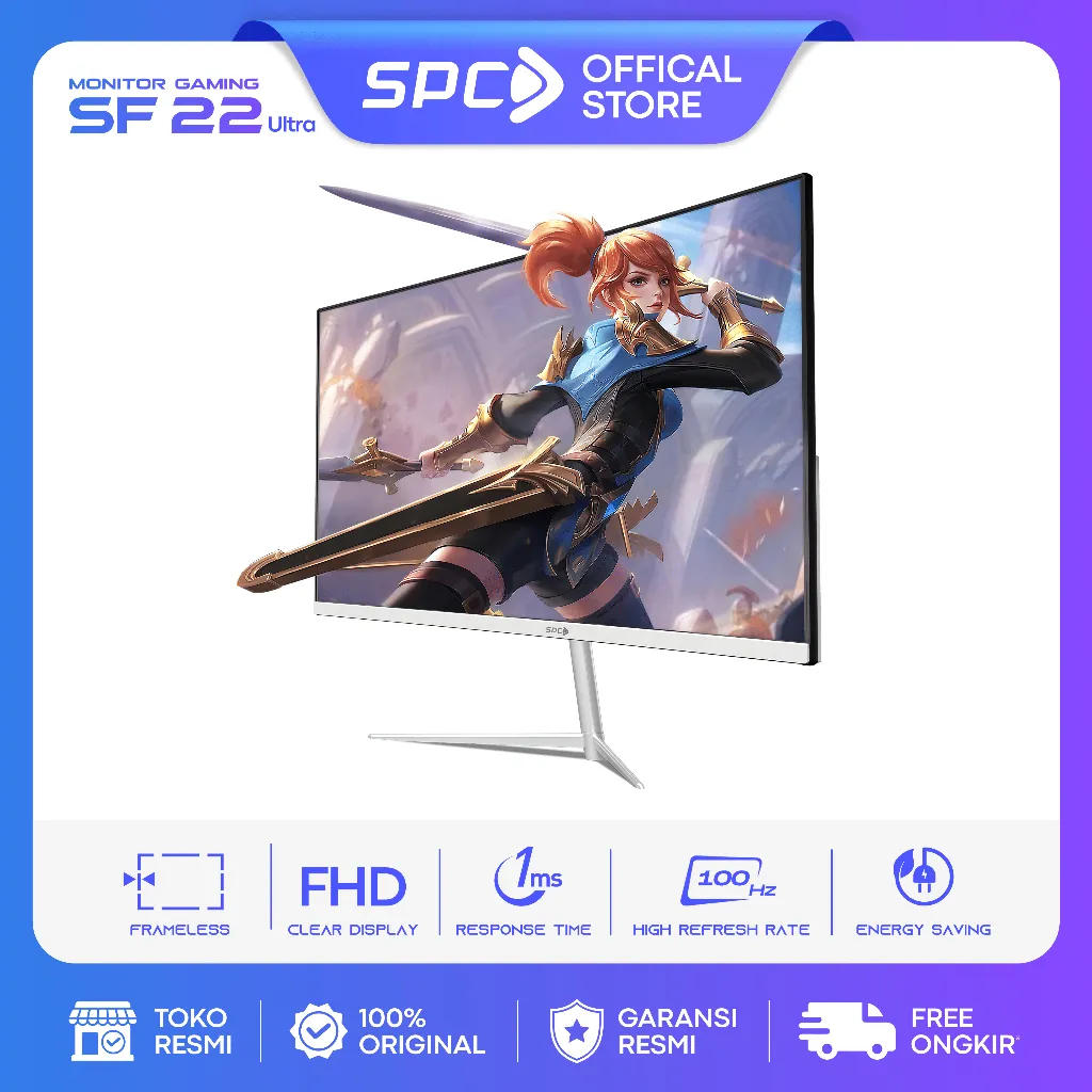 Monitor Gaming SPC SF 22 Ultra Inch IPS Full HD