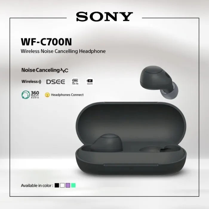 Sony WF-C700N WFC700N TWS ANC True Wireless Earbuds Noise Cancelling