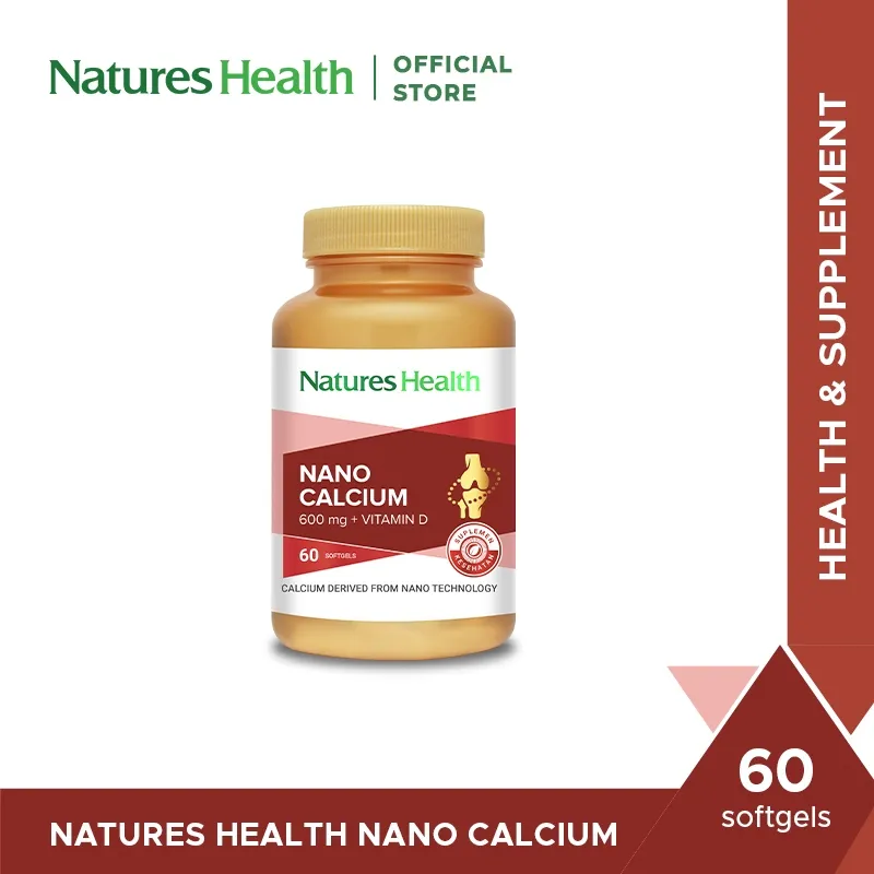 Natures Health Nano Calcium - 60 Softgels