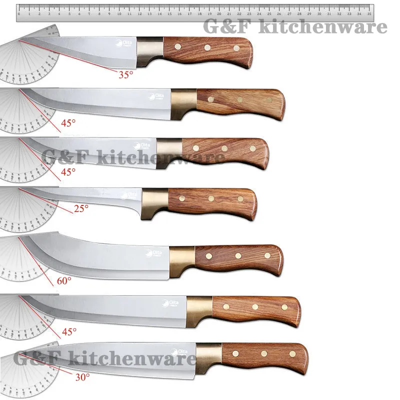 【Pisau Sembelih】Pisau daging super tajam with pisau sarung /7CR13 Stainless/Professional Butcher Knife super sharp  With cover  /Pisau Dapur/chef knife