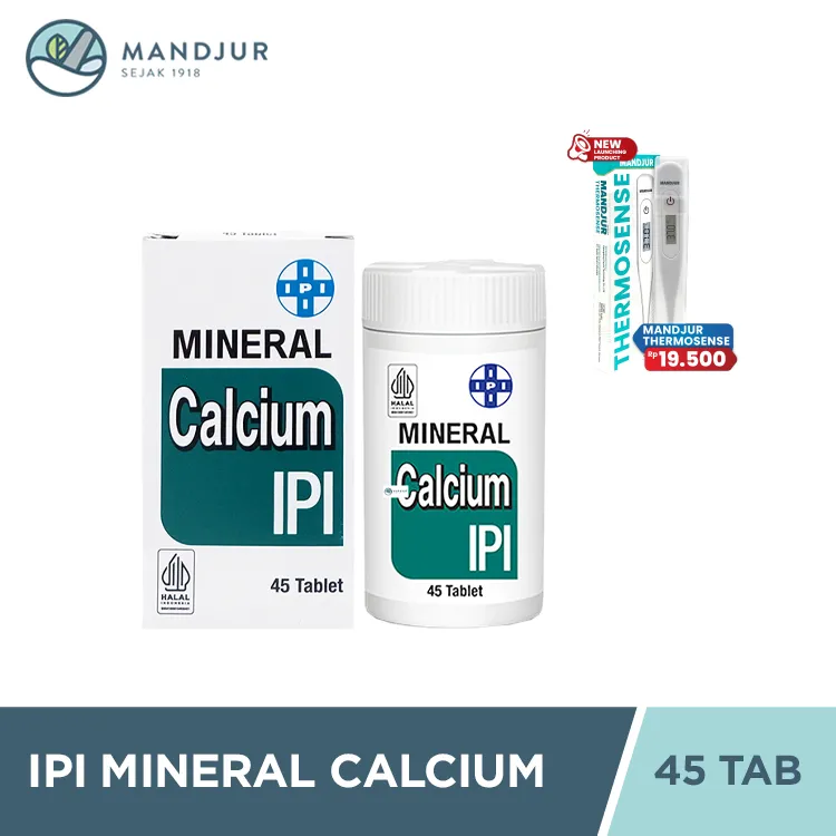 IPI Mineral Calcium 45 Tablet - Suplementasi Kalsium