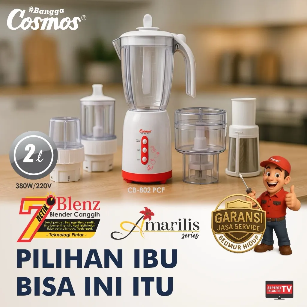 Cosmos CB-802 PCF Blender 2 Ltr Blenz series
