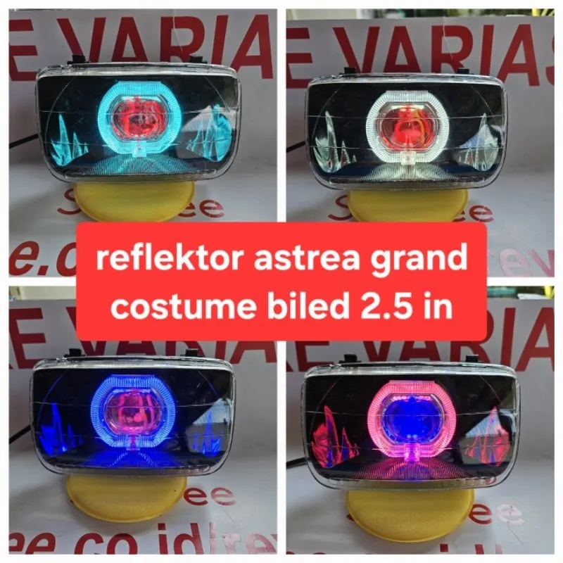reflektor lampu depan biled 2.5 in pnp astrea grand