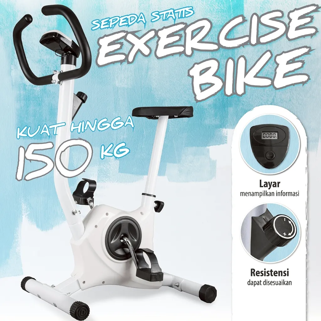Better Sport Sepeda Statis Spinning Bike Exercise Bike KUAT HINGGA 150KG Resistensi Adjustable