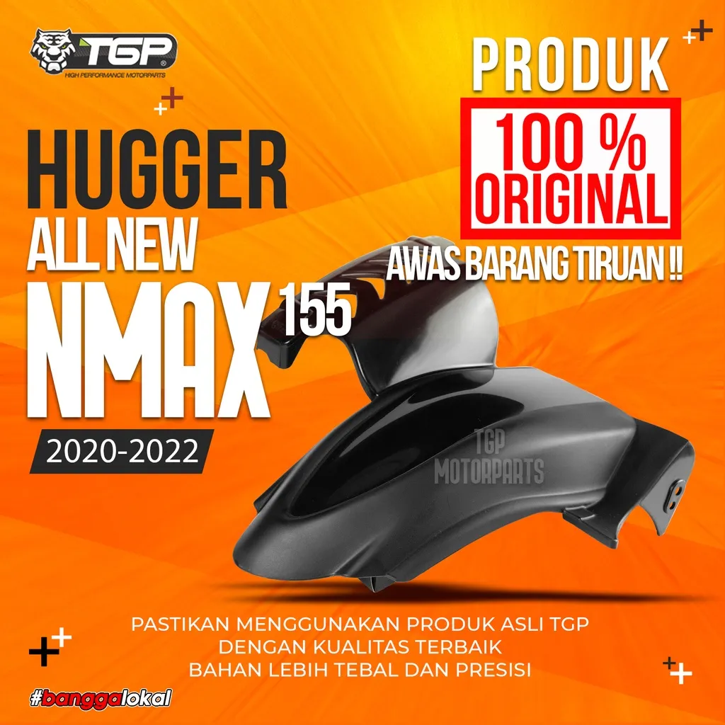 Aksesoris Variasi Spakbor Kolong Hugger All New Nmax 155 Connected 2020-2024