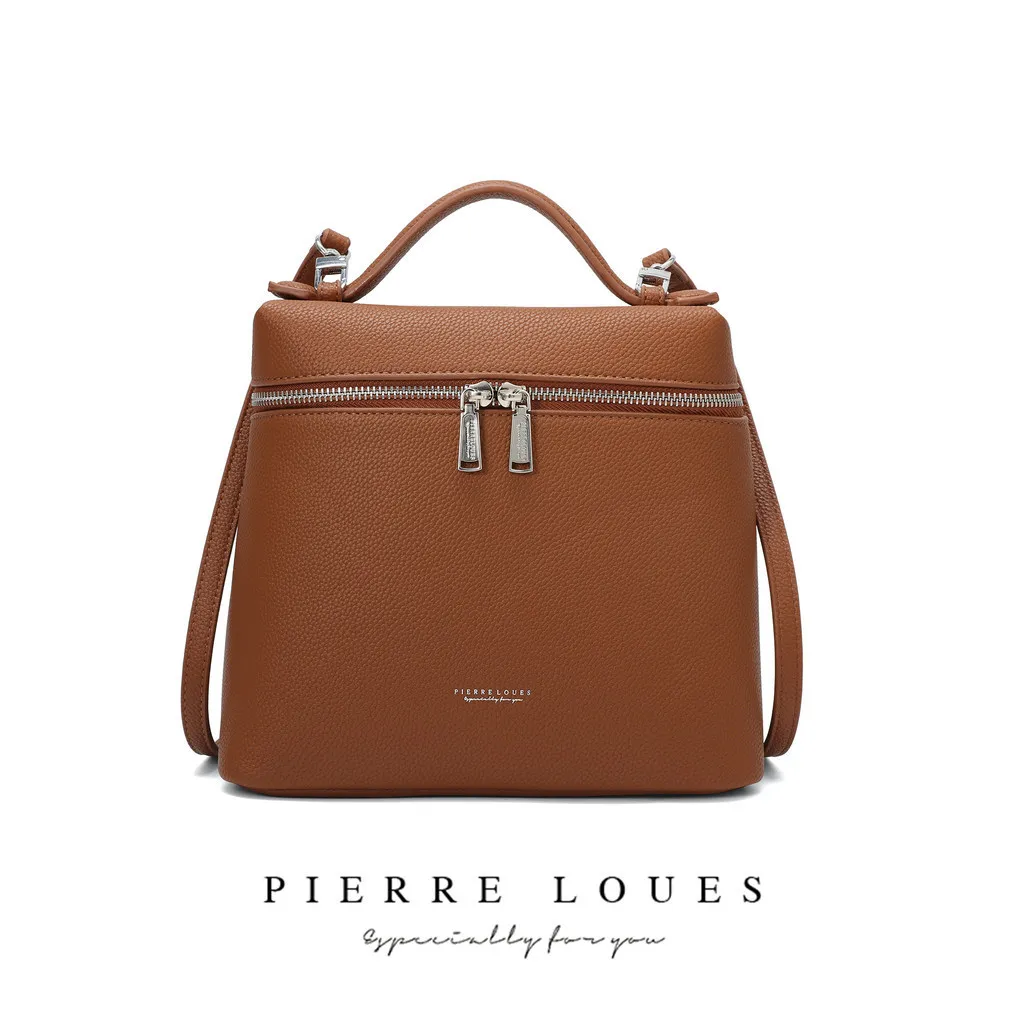 Tas Ransel Wanita PIERRE LOUES Kaelyn Bag Handbag Tas Tangan PU Leather Premium