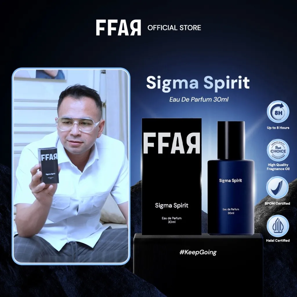 RAFFI AHMAD x FFAR Sigma Spirit Eau de Parfum | Parfum Pria 30 ML