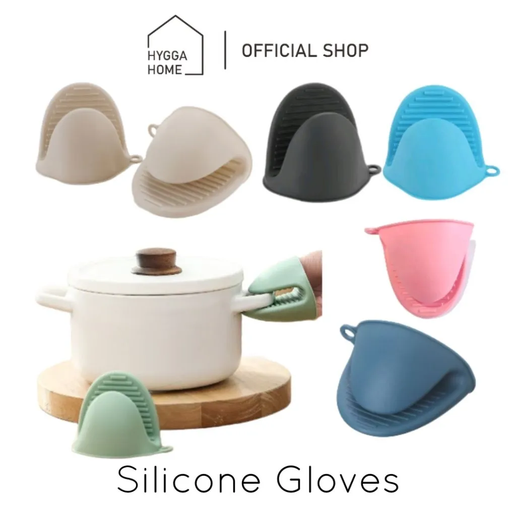 Hygga Home Sarung Tangan Silikon Anti Panas Pelindung/Oven Hand Gloves Oven Mit