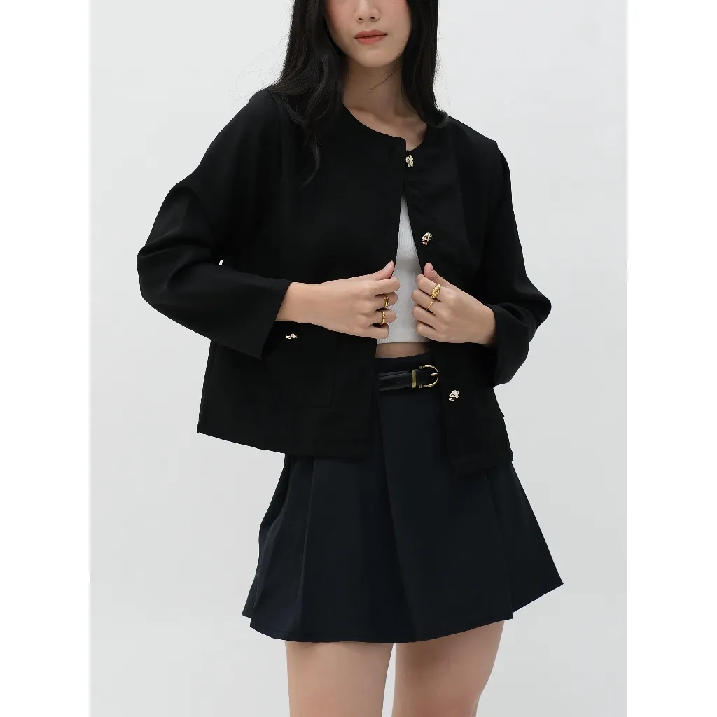 Blazer Semi Wool Wanita | Scarlett Blazer | HULM