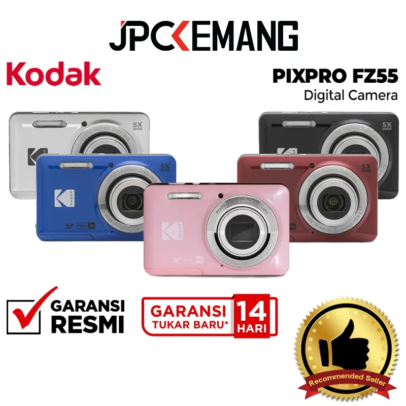 KODAK PIXPRO FZ55 Compact Digital Camera Pocket KODAK PIXPRO FZ 55 Digicam Kamera Poket Garansi Resmi