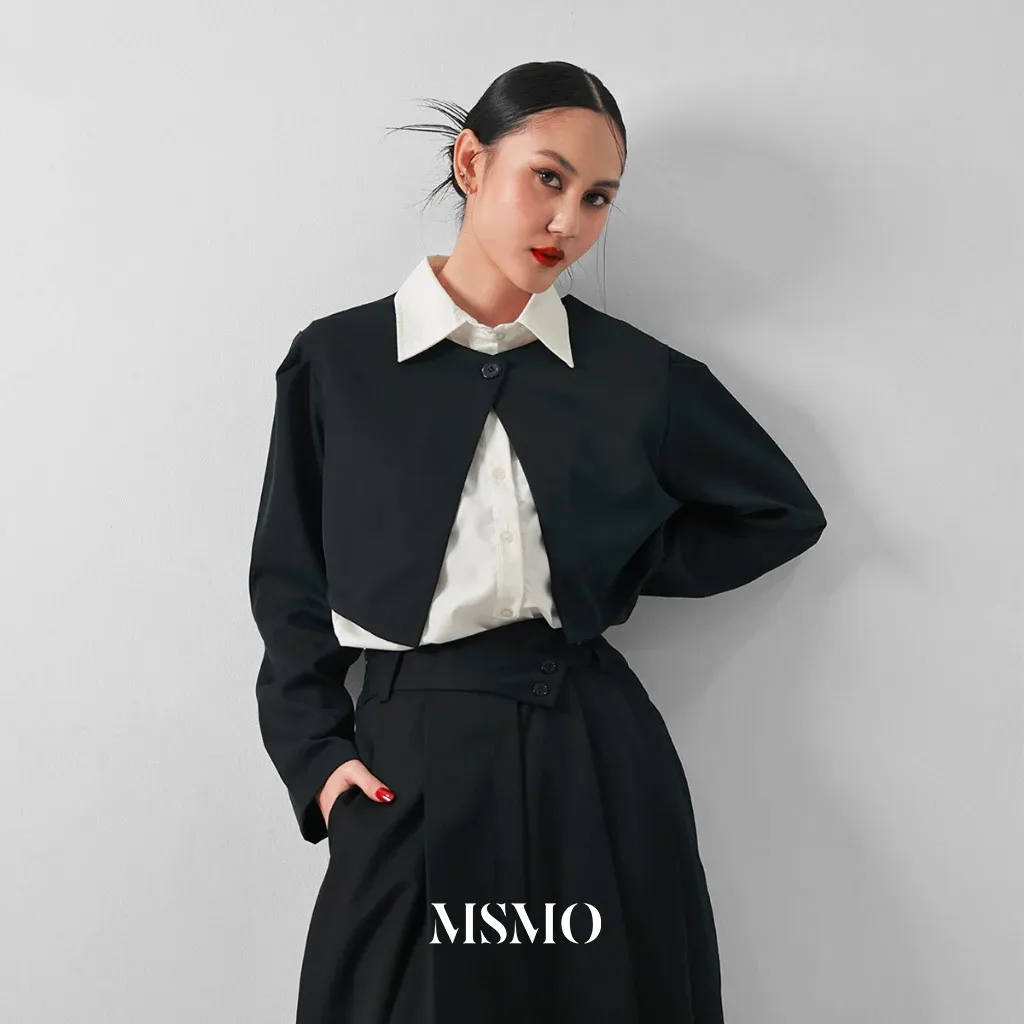 MSMO Credence Set / Outer Set Wanita / Atasan Wanita One set Formal Kancing