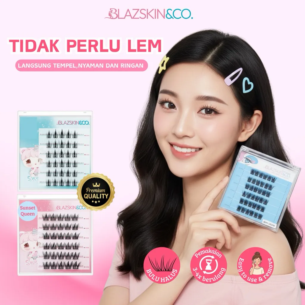 [LANGSUNG TEMPEL] BULU MATA INOVASI TERBARU - ALL VARIAN | GRATIS PINSET~TIDAK BERLAKU KELIPATAN