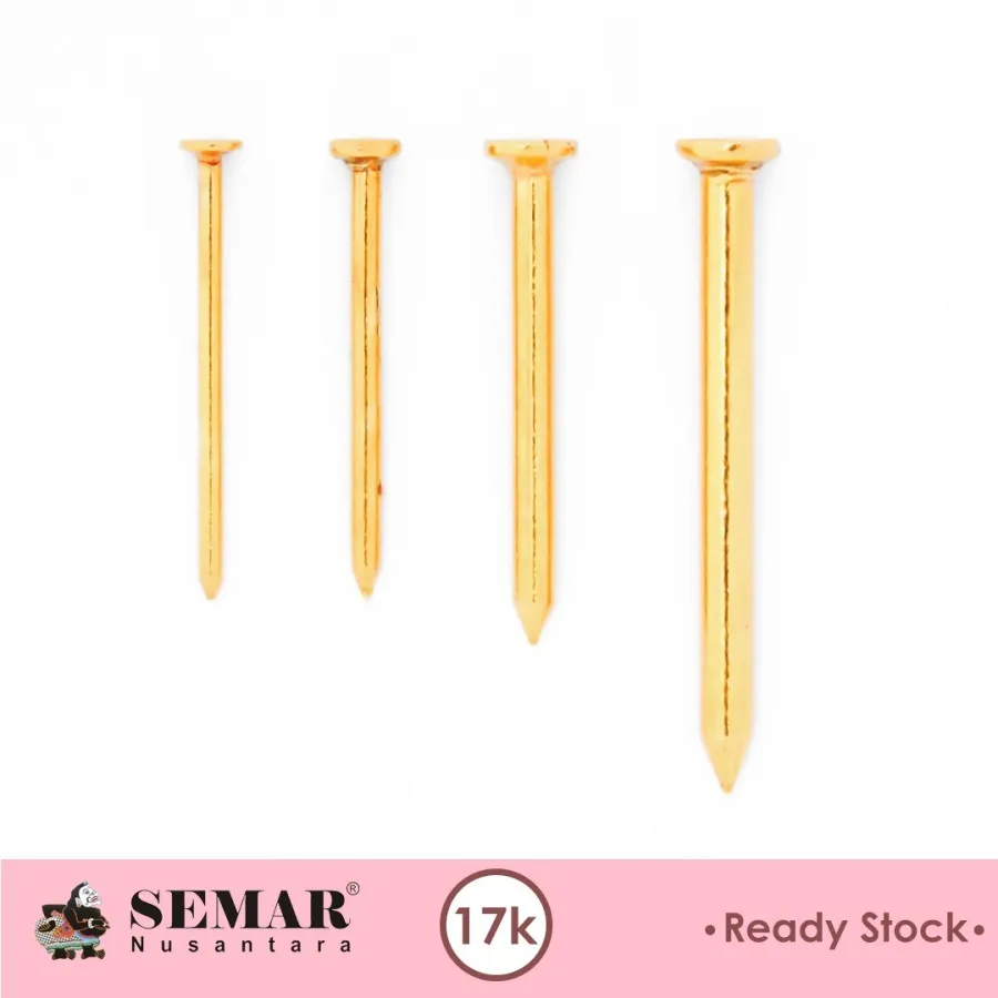 Paku Emas Asli Klasik Gold 17K Semar Nusantara