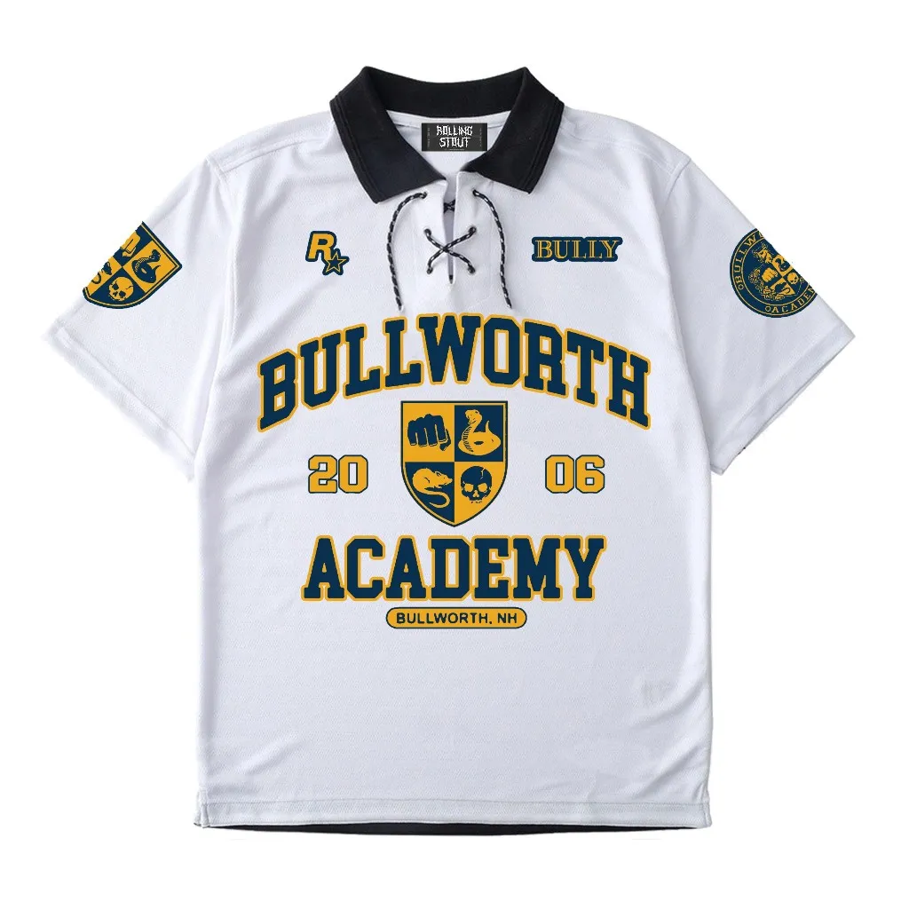 Rollingstout Tshirt - Bullworth Bully | Jersey Bola | Jersey Vintage | Baju Olahraga | Kaos Bola | Jersey Band