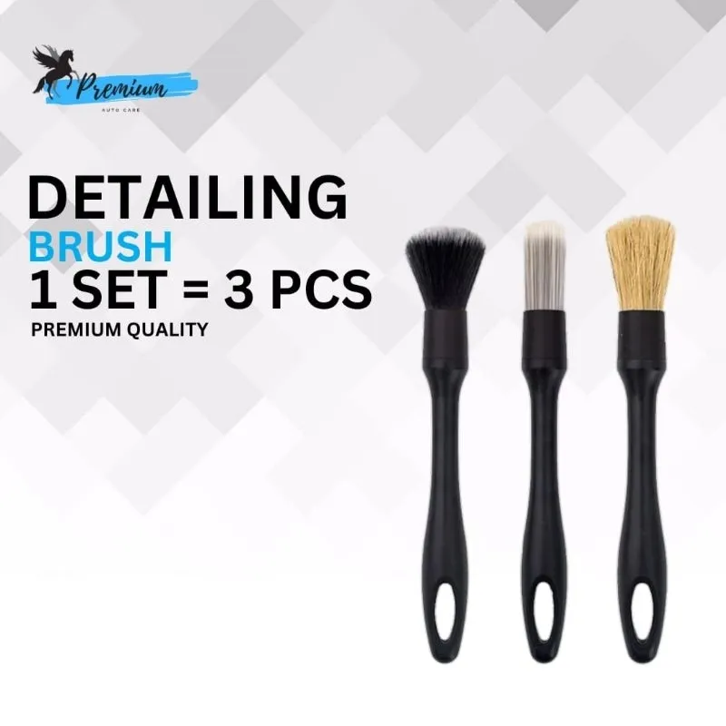 Detailing Brush Premium / Kuas Detailing Premium Quality (1 SET = 3 PCS)