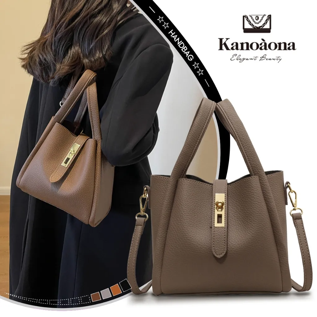 KANOAONA(LOGO) Tas Bucket Bag Wanita Tas Bahu Wanita Korean Style KA-9002