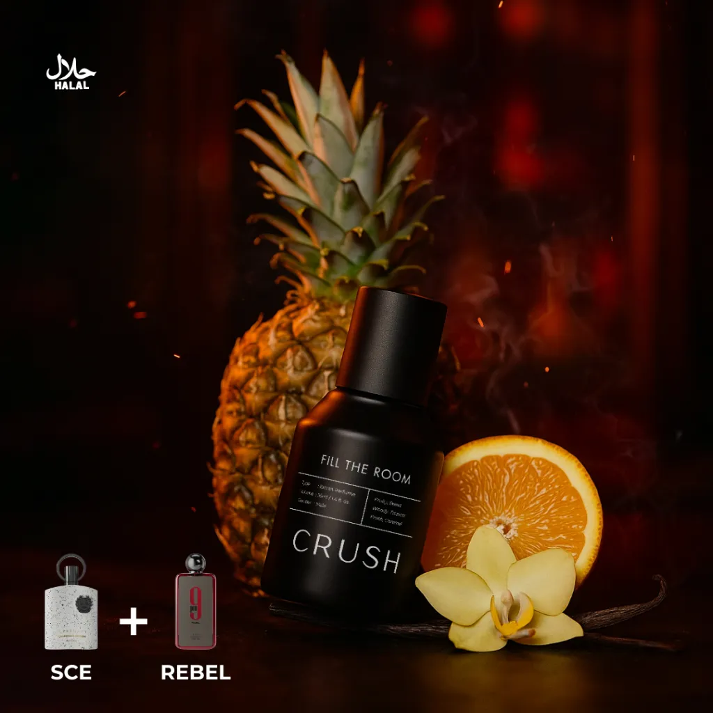 FTR CRUSH Extrait De Parfum 100ML - 35ML - Parfum Pria Wangi Tahan Lama - Long Lasting - Extrait Parfum - Men Fragrances