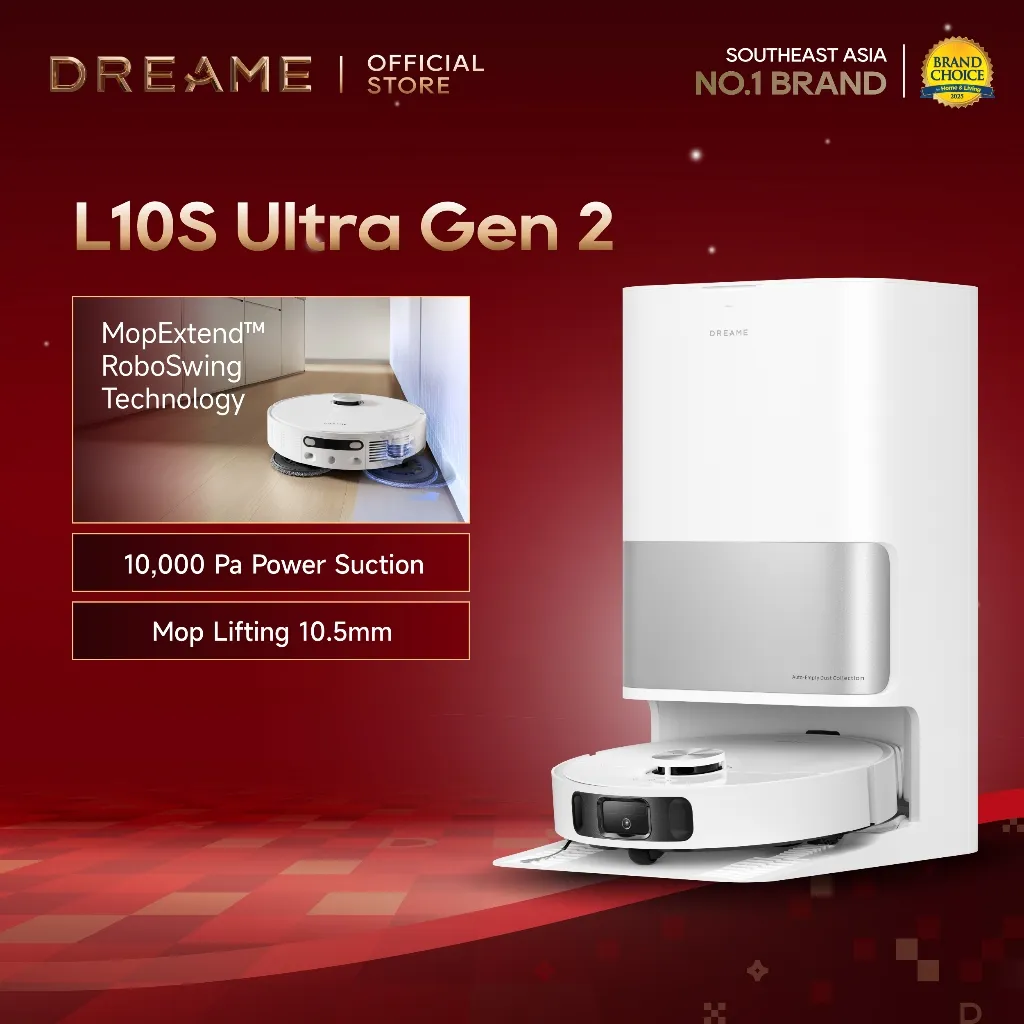 Dreame L10s Ultra Gen 2 | MopExtend RoboSwing 3.0 | 10,000Pa Suction Power Robot Vacuum Cleaner